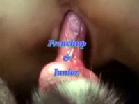 Big dog dick wrecking a lady's pussy